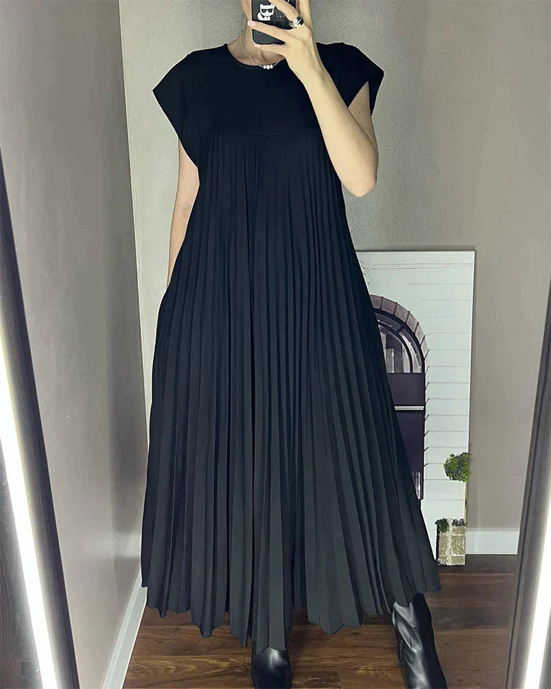 Amélia - Sleeveless Pleated Elegance Dress