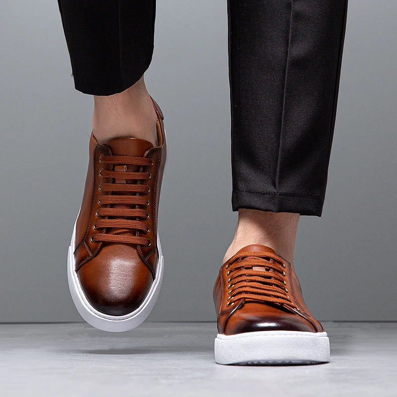 Faggio™ -Mens Leather Sneaker